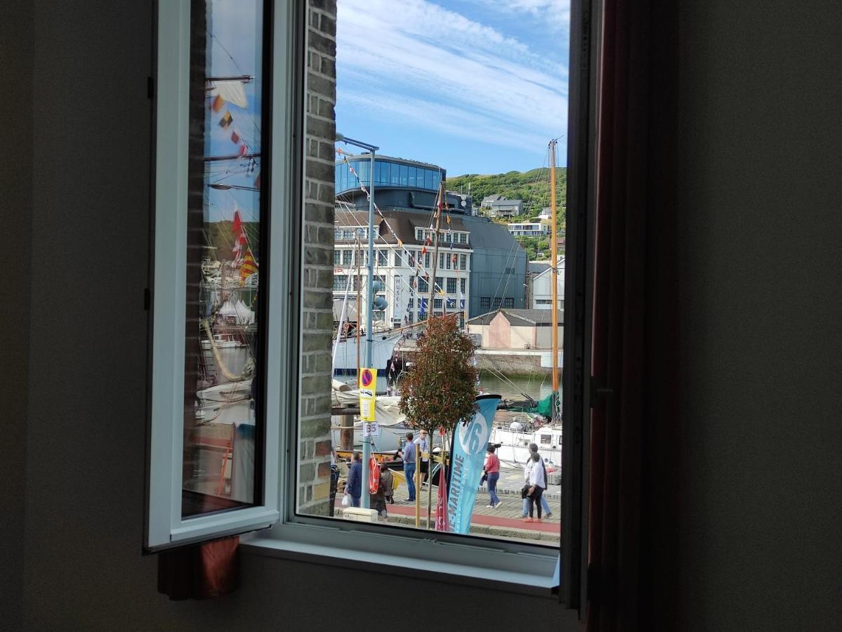 Appartamento Le Reflet Des Voiles Face Au Port De Fécamp Esterno foto